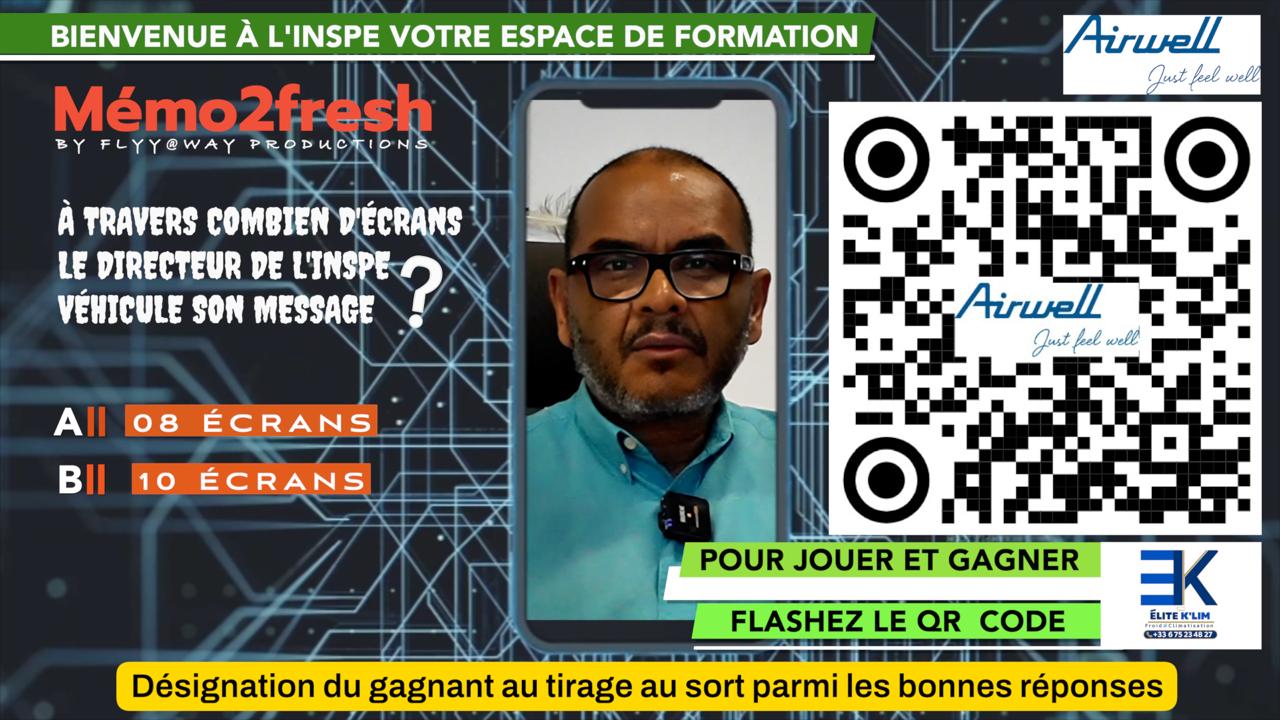 Question 2 — Bienvenue à l'INSPE, votre espace de formation